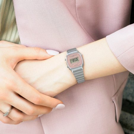 Reloj Vintage CASIO Mujer - Mini Collection Esfera Rosa - LA670WEA-4A2EF
