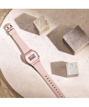 Reloj CASIO Para Mujer - Digital Rosa Resistente al Agua (50m) - LW-204-4AEF