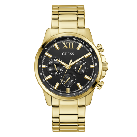 Reloj GUESS para Hombre - GUESS WATCHES WALKER Dorado con Esfera Negra - GW0900G3