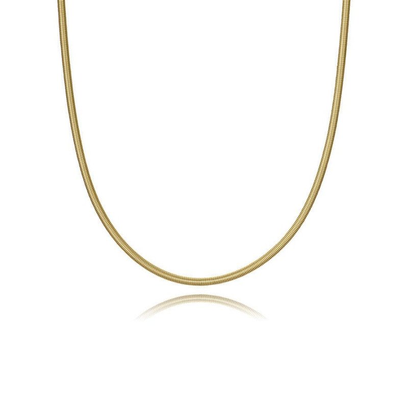Collar VICEROY Letras Mujer - Cadena de Acero y Titanio IP Dorado | 40 + 5 cm | 15199C09012 Collar VICEROY Letras Mujer - Cadena de Acero y Titanio IP Dorado | 40 + 5 cm | 15199C09012