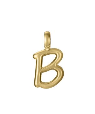 Charm para colgante VICEROY Letra B - Acero IP Dorado Sra Fashion - 15200M01012B