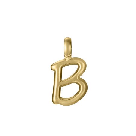 Charm para colgante VICEROY Letra B - Acero IP Dorado Sra Fashion - 15200M01012B