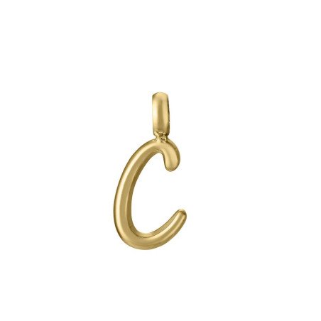 Charm para colgante VICEROY Letra C - Acero IP Dorado Sra Fashion - 15200M01012C