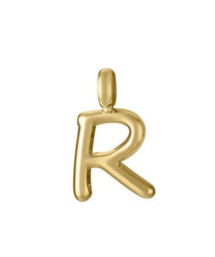 Charm para colgante VICEROY Letra R - Acero IP Dorado Sra Fashion - 15200M01012R
