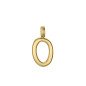 Charm para colgante VICEROY Letra O - Acero IP Dorado Sra Fashion - 15200M01012O