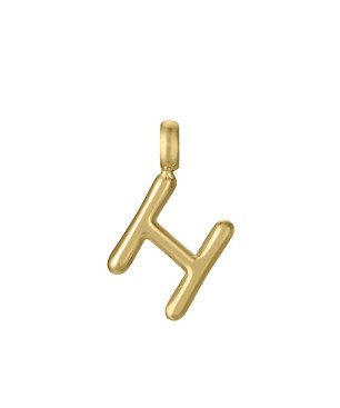 Charm para colgante VICEROY Letra H - Acero IP Dorado Sra Fashion - 15200M01012H