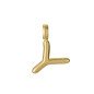 Charm para colgante VICEROY Letra Y - Acero IP Dorado Sra Fashion - 15200M01012Y
