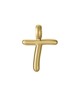 Charm para colgante VICEROY Letra T - Acero IP Dorado Sra Fashion - 15200M01012T