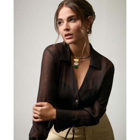 Collar Aro VICEROY Para Mujer - Acero IP Piedra Natural Madre Perla Sra Fashion - 14348C01019