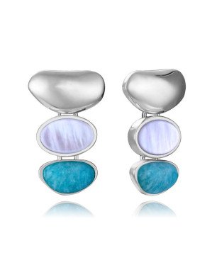 Pendientes VICEROY Para Mujer - Acero Chapado Plata y Piedra Natural Sra Fashion - 14349E01000