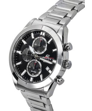 Reloj CASIO EDIFICE Para Hombre - Cronógrafo Estándar con Calendario y Esfera Negra Sumergible (100m) - EFB-710D-1AVUEF