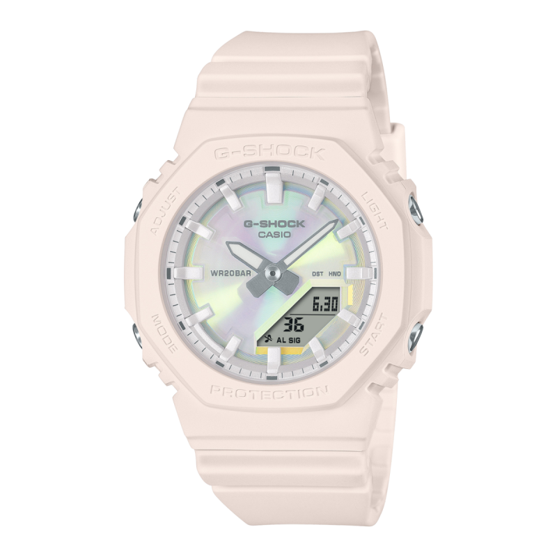 Reloj Casio G-SHOCK Para Mujer - Classic Analógico-Digital con Esfera de Color Polarizado - GMA-P2100PC-4AER Reloj Casio G-SHOCK Para Mujer - Classic Analógico-Digital con Esfera de Color Polarizado - GMA-P2100PC-4AER