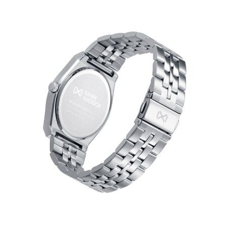 Reloj MARK MADDOX Para Hombre - Caja y Brazalete de Acero con Esfera Negra 5 ATM - HM0152-57