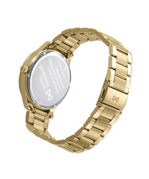 Reloj MARK MADDOX Para Hombre - Caja y Brazalete de Acero IP Dorado con Esfera Dorada 10 ATM - HM1018-23