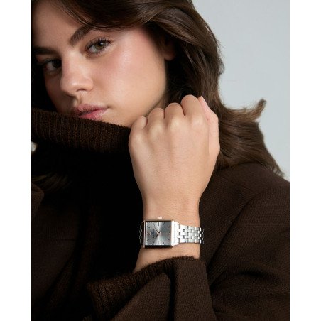 Reloj MARK MADDOX Alfama Mujer - Brazalete de Acero con Caja Bitono IP Rosa - Esfera Plateada | 3 ATM | MM0142-05