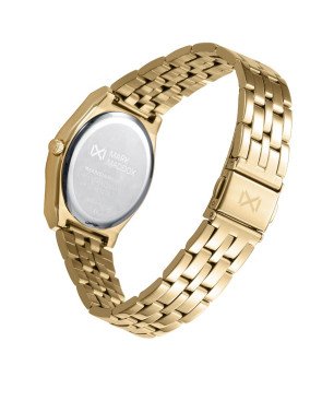 Reloj MARK MADDOX Para Mujer - Brazalete y Caja Acero IP Dorado con Esfera Blanca 5 ATM - MM0141-07