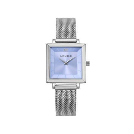 Reloj MARK MADDOX Para Mujer - Caja y Brazalete Acero con Malla Milanesa y Esfera Azul - MM1027-37