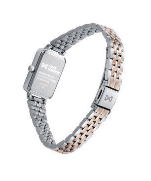 Reloj MARK MADDOX Para Mujer - Caja y Brazalete Bicolor Acero e IP Rosa con Esfera Rosa - MM1026-77