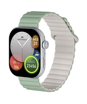 Smartwatch MARK MADDOX Unisex - Caja de Metal con Correa de Silicona Verde - HS2007-80
