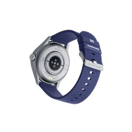 Smartwatch MARK MADDOX Unisex - Caja de Policarbonato Plateada con Correa de Silicona Azul - HS2006-10