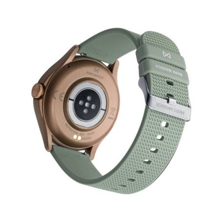 Smartwatch MARK MADDOX Unisex - Caja de Policarbonato Rosa con Correa de Silicona Verde- HS2006-70