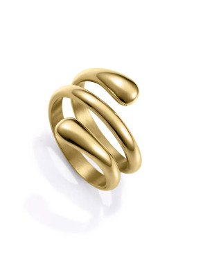 Anillo VICEROY Para Mujer - Hélice de Acero e IP Dorado | TALLA 12 (16,55mm) 15197A01212