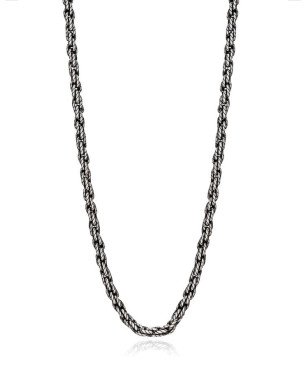 Collar VICEROY Para Hombre - Cadena de Cordón BEAT Acero Efecto Girado Sr Fashion - 1386C01010