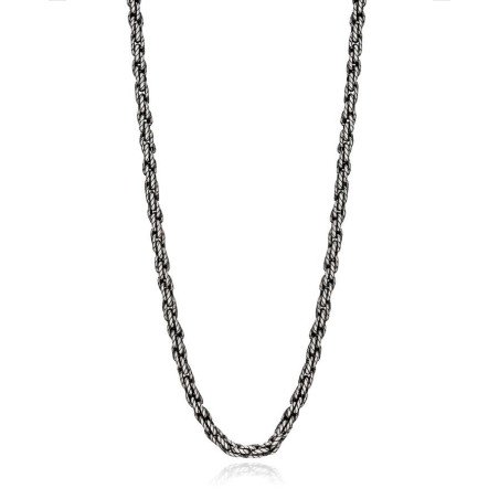 Collar VICEROY Para Hombre - Cadena de Cordón BEAT Acero Efecto Girado Sr Fashion - 1386C01010