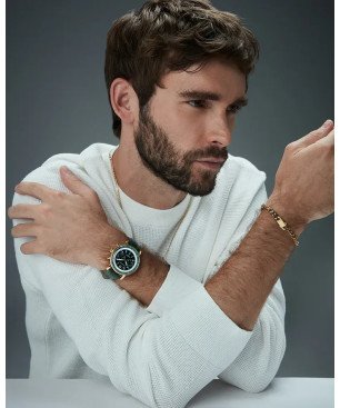 Pulsera VICEROY Para hombre de de acero Ip dorado cadena 15203P01012