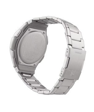 Reloj Casio Waveceptor Solar Multi-Band 6 con Hora Mundial y Correa Ajustable Acero Esfera Verde WVA-M650D-1AER