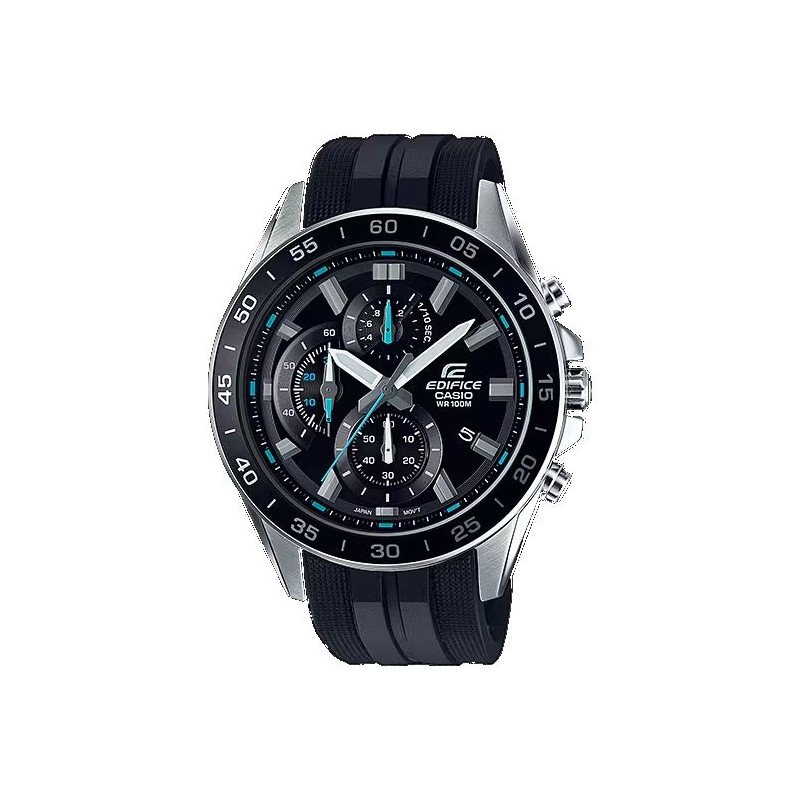 Reloj EDIFICE Casio Para Hombre Analógico Cronógrafo estándar Esfera Negra EFV-550P-1AVUEF
