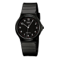 Reloj CASIO Unisex Analógico - Timeless Collection "Estándar" Correa Negra con Esfera Negra - MQ-24-1BLLEG