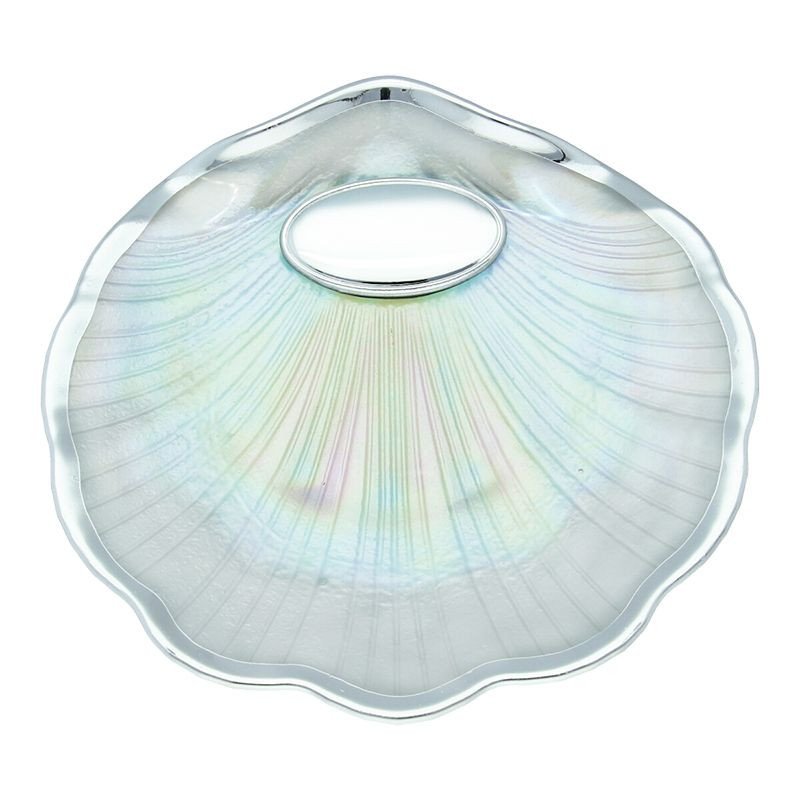 Concha Bautismal de Cristal con Efecto Nácar – Personalizable con Nombre y Fecha | Aplique Oval 09616-6S | Caja Regalo Incluida Concha Bautismal de Cristal con Efecto Nácar – Personalizable con Nombre y Fecha | Aplique Oval 09616-6S | Caja Regalo Incluida