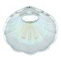 Concha Bautismal de Cristal con Efecto Nácar – Personalizable con Nombre y Fecha | Aplique Oval 09616-6S | Caja Regalo Incluida Concha Bautismal de Cristal con Efecto Nácar – Personalizable con Nombre y Fecha | Aplique Oval 09616-6S | Caja Regalo Incluida