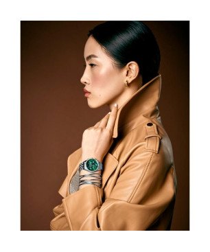 Argollas VICEROY Para Mujer - Argollas AIR Criolla Acero IP Dorado - 14089E01019