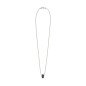 Collar GUESS Exagon Para Hombre - Cadena de Acero con Charm Hexagonal Acero e IP Negro | JUMN05086JWSTT-U
