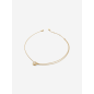 Collar GUESS G Crystal Para Mujer - Doble Cadena de Acero e IP Dorado con Colgante G Acero y Madreperla | JUBN05437JWYGT-U