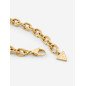 Pulsera GUESS G Crystal Para Mujer - Acero IP Dorado con Colgante G Cubierto de Piedras Sobre Fondo Madreperla | JUBB05438JWYGS