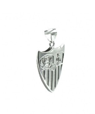 Charm Escudo Sevilla F. C - Colgante Oficial Plata de Ley En Relieve | CJ4001A