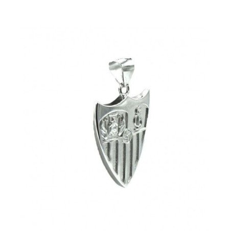 Charm Escudo Sevilla F. C - Colgante Oficial Plata de Ley En Relieve | CJ4001A