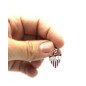 Charm Escudo Sevilla F. C - Colgante Oficial Plata de Ley Esmaltado a Color | CJ4003A
