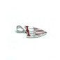 Charm Escudo Sevilla F. C - Colgante Oficial Plata de Ley Esmaltado a Color | CJ4003A