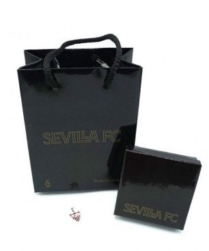 Charm Escudo Sevilla F. C - Colgante Oficial Plata de Ley Esmaltado a Color | CJ4003A
