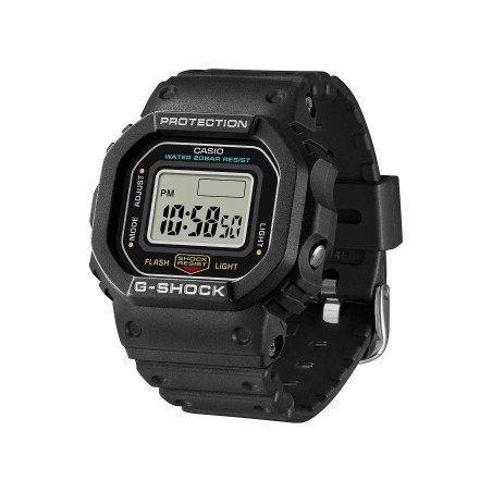 Reloj Anillo G-SHOCK NANO Mini Reloj Negro en Forma de Anillo | 20 BAR | Resina Bio | Coleccionable | DW-5600-1ER