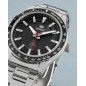 Reloj MAREA para hombre solar correa de acero y esfera negra B41367/5