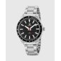Reloj MAREA para hombre solar correa de acero y esfera negra B41367/5
