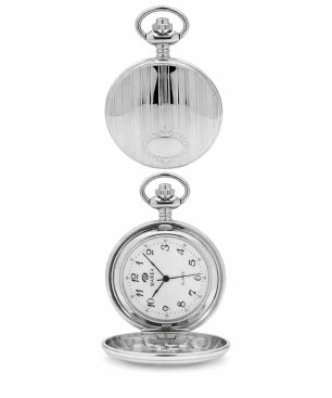 Reloj MAREA de Bolsillo Unisex Plateado con Esfera Blanca y Números Latinos 47 mm B41421/1