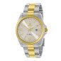 Reloj MAREA Hombre Elegant con Caja de Acero y Bisel Dorado, Brazalete de Acero Dorado y Esfera Plateada 42 mm 36183/3