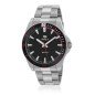 Reloj MAREA Hombre de Acero con Esfera Negra, Bisel Negro y Caja de 43 mm B35352/1