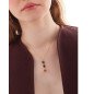 Collar Corto VICTORIA CRUZ Borea Para Mujer - Cristales en Plata de Ley Multicolor - Baño en Oro 18KT | A5480-MDG